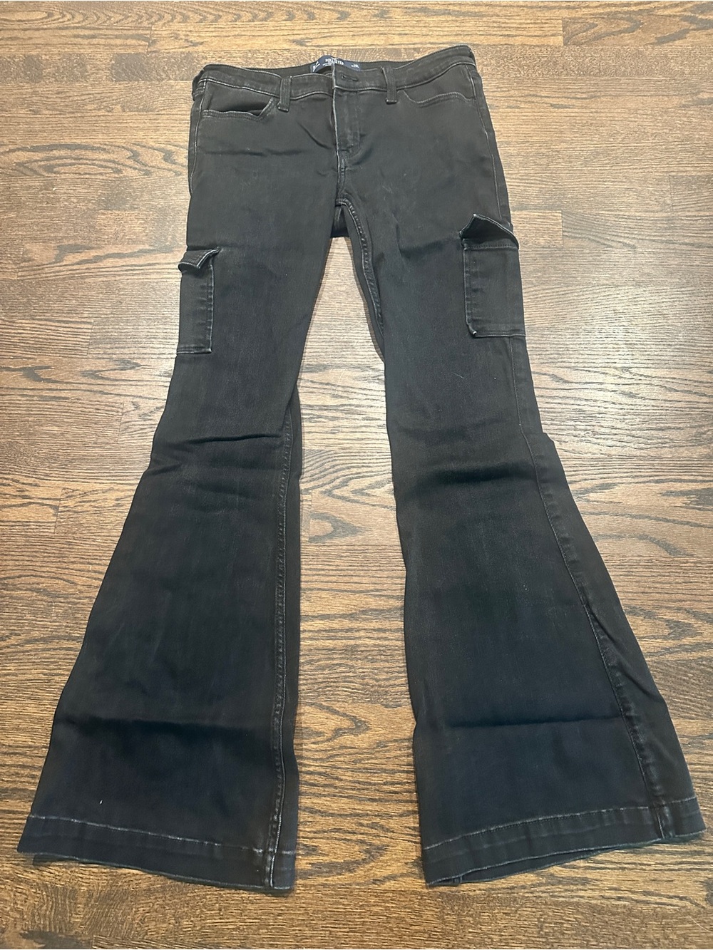 Hollister Low-Rise Vintage Flare Jeans - Black 9L/8L w29L